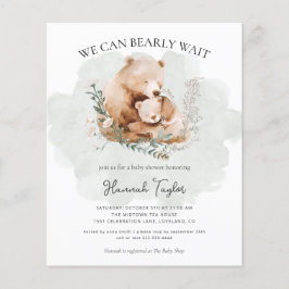 Budget som vi kan avvakta Nallen Baby Shower