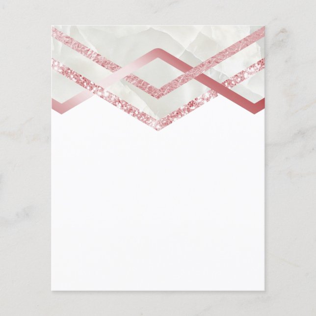 BUDGET Söt Girly EVENT eller AFFÄRSMall Flygblad (Framsidan)