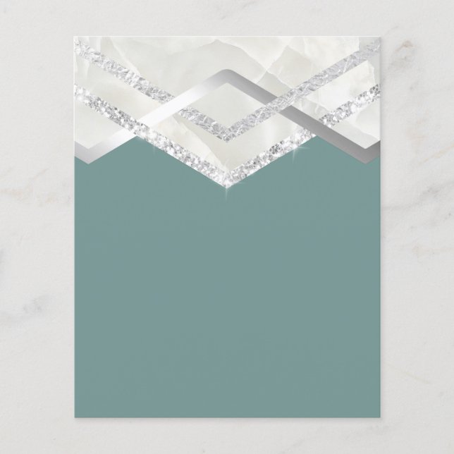 BUDGET Söt Girly EVENT eller AFFÄRSMall Flygblad (Framsidan)