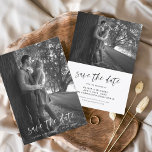Budget Spara datum för manuell Bröllop-fotofil Flygblad<br><div class="desc">Budgetkort för Bröllop spara datum som har ett foto på framsidan och baksidan. Handskriven Fall,  Höst,  Sommar,  Winter Vår Save the Date-kort innehåller en modern handskriven kursiv skripttypografi som är elegant,  enkel och modern till använda efter att du minimalistiskt enkelt bröllopsdag firande.</div>