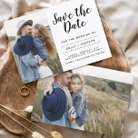 Budget Spara minimalistiskt foto för datumElegant Flygblad<br><div class="desc">Budget Modern och Elegant - minimalistiskt foto - spara Bröllop-vykortet för datum. Datuminbjudan innehåller en modern handskriven skripttypografi med en chic och enkel design som du kan lägga till ditt anpassade förlovning-fotografi bild till.</div>