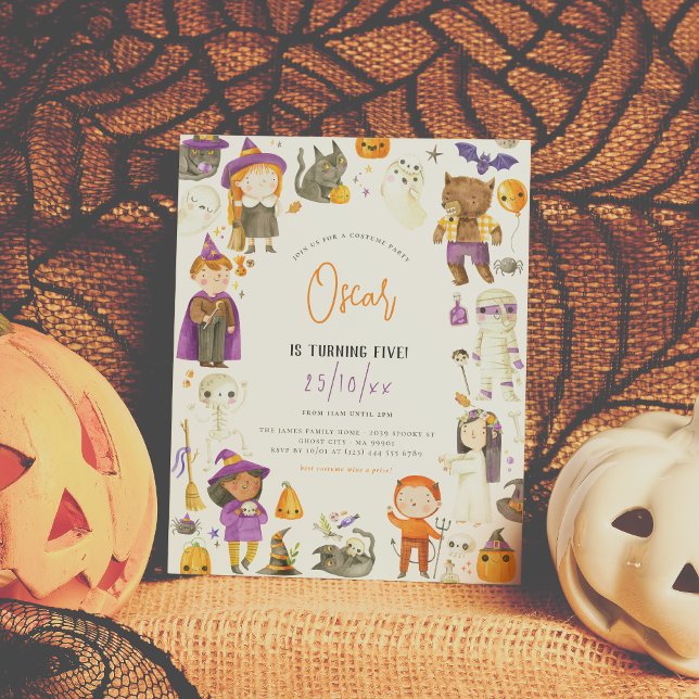 Budget Spooky Boy Costume Halloween Födelsedagsfes (Skapare uppladdad)