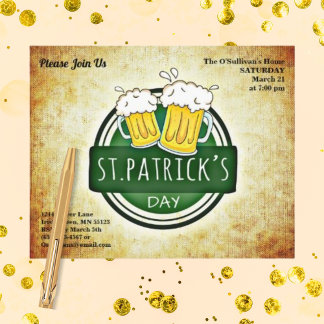 Budget St patrick's day Irish Brew Papper