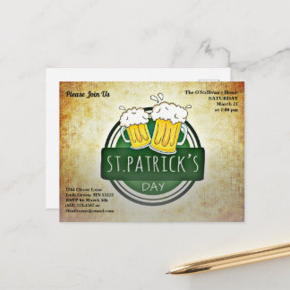 Budget St patrick's day Irish Brew Papper Vykort