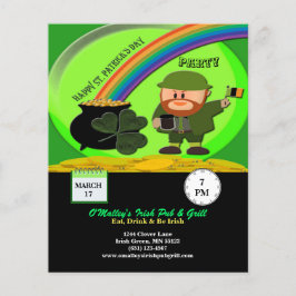 Budget St patrick's day Leprechaun, Pot Guld Pappe