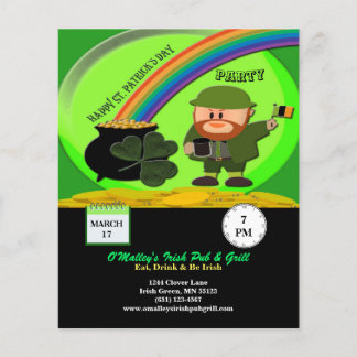 Budget St patrick's day Leprechaun, Pot Guld Pappe