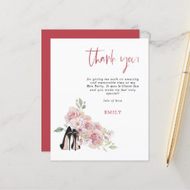 Budget Stiletto Rosa Blommigt Hen Party Tack