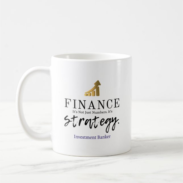 Budget - Strategy Mindset (Investment Banker) Kaffemugg (Vänster)