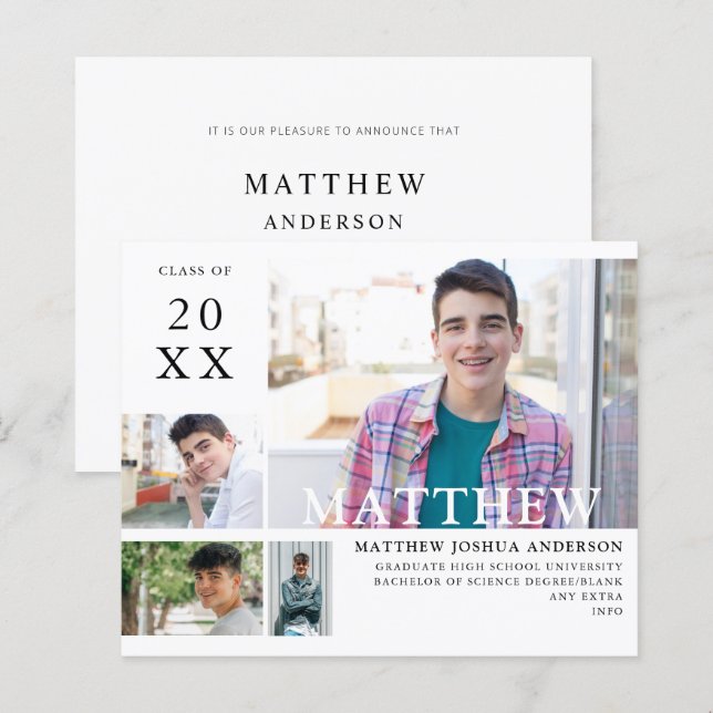 Budget Student Modern Snyggt 4 foto Announ 2 (Fram/baksida)