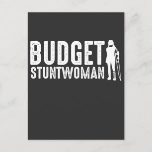 Budget Stuntwoman - Broken Leg Patientsjukhus Vykort