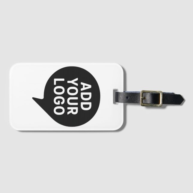 budget suitable add your logo bagagebricka (Framsida horisontal)