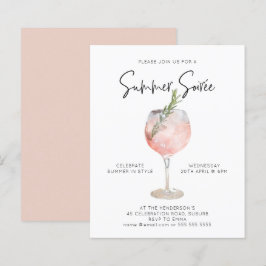 Budget Summer Soiree Drinks Cocktail Party Rosa