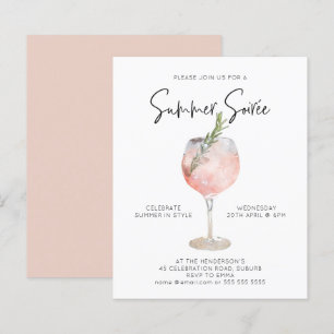 Budget Summer Soiree Drinks Cocktail Party Rosa