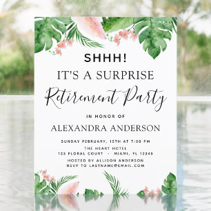 Budget Surprise Pension Party Tropical