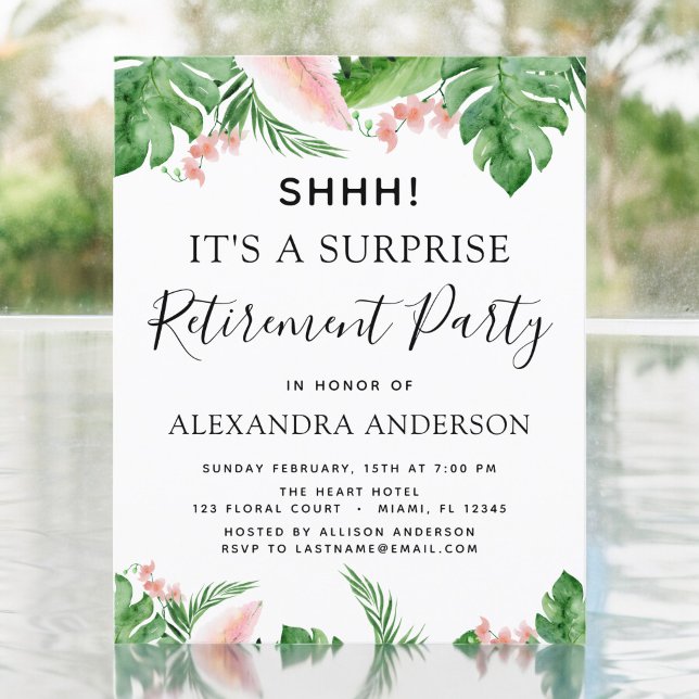Budget Surprise Pension Party Tropical (Skapare uppladdad)