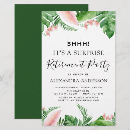 Budget Surprise Pension Party Tropical