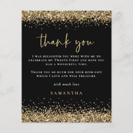 Budget Svarta Guld Glitter 20 första Tacken