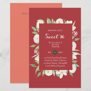 BUDGET Sweet 16, Sextonde födelsedagen Blommigt In