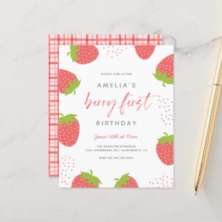 Budget Sweet Berry First Girl Foto 1:a födelsedage