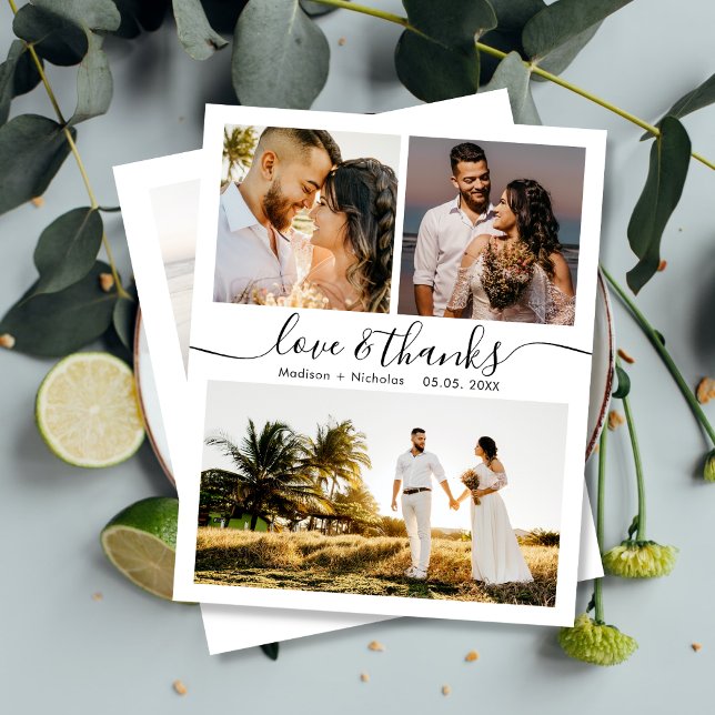 Budget-tack Collage Bröllop Tack Flyer (Skapare uppladdad)