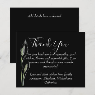 BUDGET Tack Funeral Memorial Template Lilly