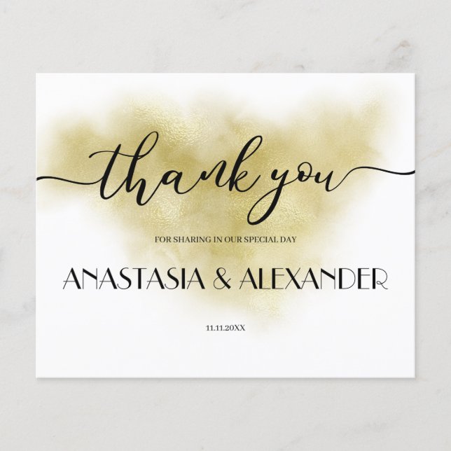 BUDGET/Tack-kort. Flyer (Framsidan)