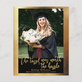 BUDGET Tassel var värd 4 Photo Grad Announcement
