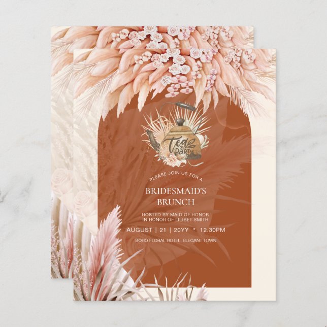 BUDGET Tea Party Möhippa Pampas Grass (Fram/baksida)