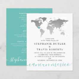 Budget Teal Silver Karta Destination Wedding Inbju
