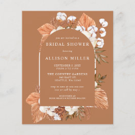 Budget Terracotta Arch Inbjudningskort för möhippa