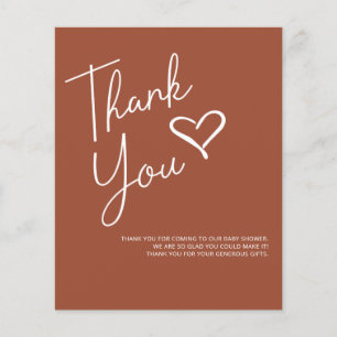 Budget Terracotta Baby Shower Tack