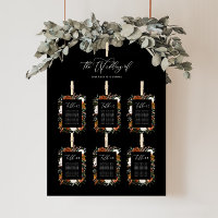 Budget Terracotta Black blommigt bord