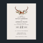 Budget Terracotta blommigt Stag bröllopsinbjudan Flygblad<br><div class="desc">Rustic blommigt- och stag-antlers botancial bröllopsinbjudning och informationskort. Med vackra svarta,  rosta,  terracotta,   rosa och grönt pampas gräseucalyptus vattenfärgdetaljer. Den här moderna bröllopsinbjudan kommer säkert att sätta stil för din stora dag.</div>