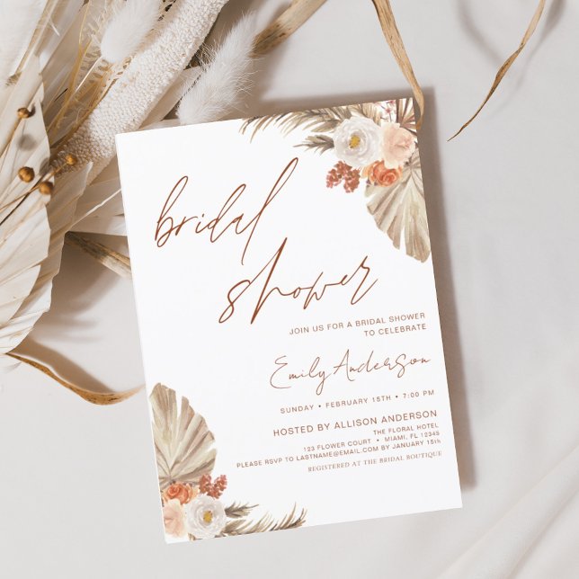 Budget Terracotta Boho Pampas Grass Möhippa (Skapare uppladdad)