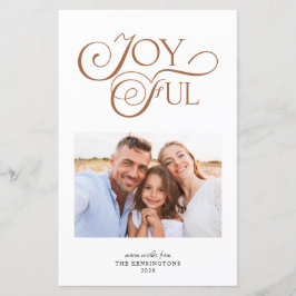 Budget Terracotta Glatt jul-fotot i Mönster