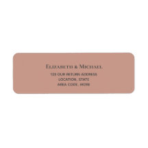 BUDGET Terracotta Monochrome Bröllop