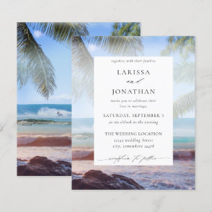Budget Tropical Beach Handflatan Destination Weddi