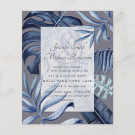 Budget Tropical Blue Löv Bröllop Ampersand