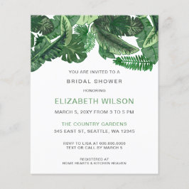 Budget Tropical Grey Inbjudningskort för möhippan