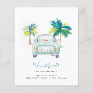 Budget Tropical Handflatan Träd Car Flytta Flygblad