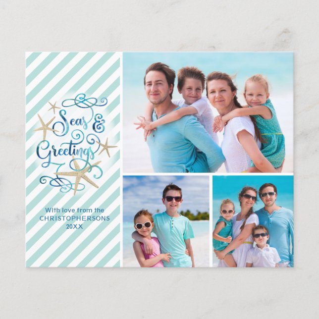 Budget Tropical Seas och Hälsning 3 Photo Card (Framsida)