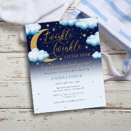 Budget Twinkle Little Star Blue Boy Shower