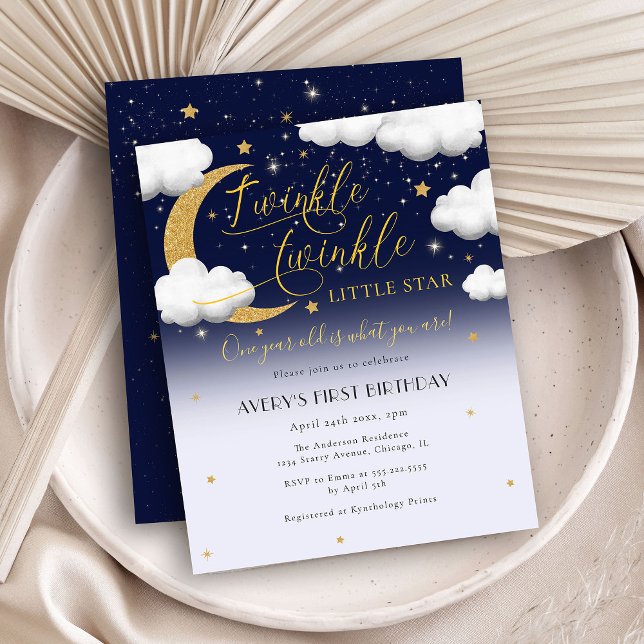 Budget Twinkle Twinkle Little Star Första Födelsed (Skapare uppladdad)
