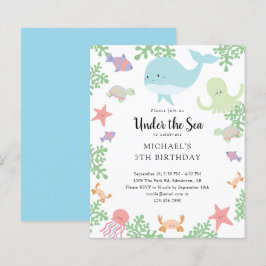 Budget under Havsdagen Cute Pastel Ocean