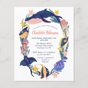 Budget under inbjudan till Sea Ocean Baby Shower