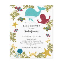 Budget under Sea Baby Shower Cute Colorful