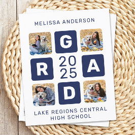 Budget Unikt Grad Navy Blue 4 Photo Studenten