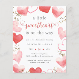 Budget Valentine Sweint Hearts Baby Shower