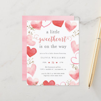 Budget Valentine Sweint Hearts Baby Shower
