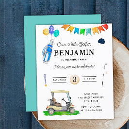 Budget Vår lilla golfare Blå vagn Golf Födelsedag